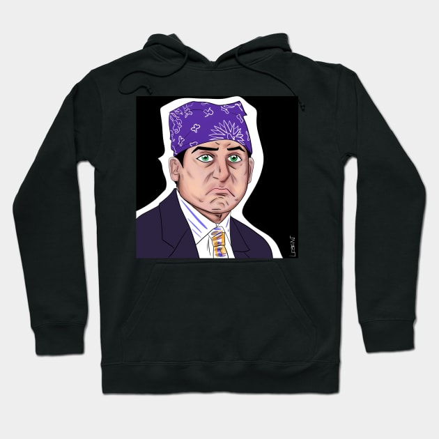 Prison Mike in the office tv show Hoodie by jorge_lebeau